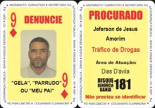 Imagem ilustrativa da imagem '9 de Ouros' do Baralho do Crime é morto em confronto na Bahia