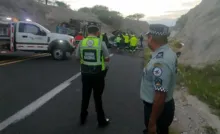 Imagem ilustrativa da imagem Acidente de caminhão com migrantes deixa dez mortos no México