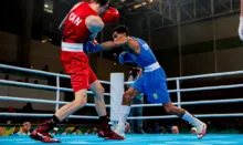 Imagem ilustrativa da imagem Boxeador Luiz Oliveira 'Bolinha' vence na estreia no Pan de Santiago