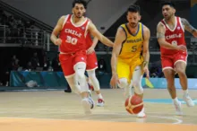 Imagem ilustrativa da imagem Brasil atropela o Chile no basquete masculino e vence a segunda