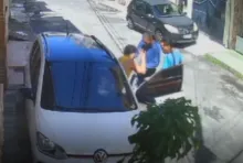 Imagem ilustrativa da imagem Câmera flagra bandidos roubando carro de morador da Ribeira
