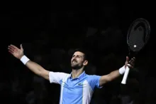 Imagem ilustrativa da imagem Djokovic vence Dimitrov e conquista Masters 1000 de Paris pela 7ª vez