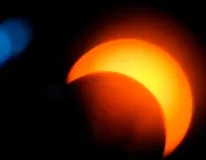 Imagem ilustrativa da imagem Eclipse solar: confira registros dos internautas nas redes sociais