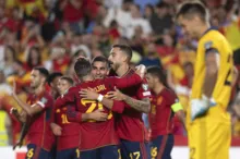 Imagem ilustrativa da imagem Espanha goleia Chipre nas Eliminatórias da Eurocopa de 2024