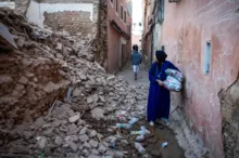 Imagem ilustrativa da imagem Forte terremoto no Marrocos deixa cerca de 820 mortos
