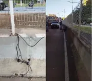 Imagem ilustrativa da imagem Homem é flagrado pela terceira vez roubando fiação do BRT de Salvador