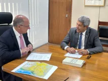 Imagem ilustrativa da imagem Jerônimo se encontra com Alckmin para tratar sobre investimentos na BA