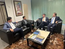 Imagem ilustrativa da imagem Júnior Marabá se reúne com com presidente do PP com vistas para 2024