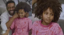 Imagem ilustrativa da imagem Lázaro Ramos emociona ao conscientizar filha sobre cabelo afro:"coroa"