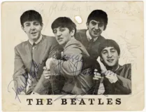 Imagem ilustrativa da imagem Objetos que foram dos Beatles vão a leilão e podem arrecadar milhões
