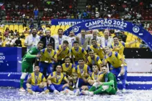 Imagem ilustrativa da imagem Pela oitava vez, Brasil se consagra campeão do Sul-americano de Futsal