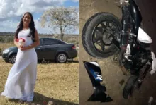 Imagem ilustrativa da imagem Recém-casada morre após colisão entre motos na Bahia