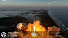 Imagem ilustrativa da imagem SpaceX faz segundo voo de foguete neste sábado