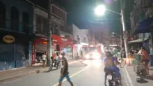 Imagem ilustrativa da imagem Vídeo: incêndio atinge duas lojas na Baixa dos Sapateiros