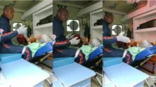 Imagem ilustrativa da imagem Vídeo: socorrista canta para alegrar paciente que esperava regulação