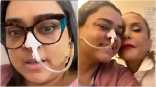 Preta Gil e Simony têm encontro emocionante em hospital; vídeo