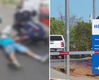 Motociclista está na UTI após ter pescoço cortado por linha com cerol