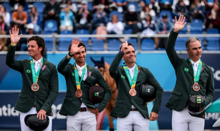Equipe brasileira medalha de bronze no Chile