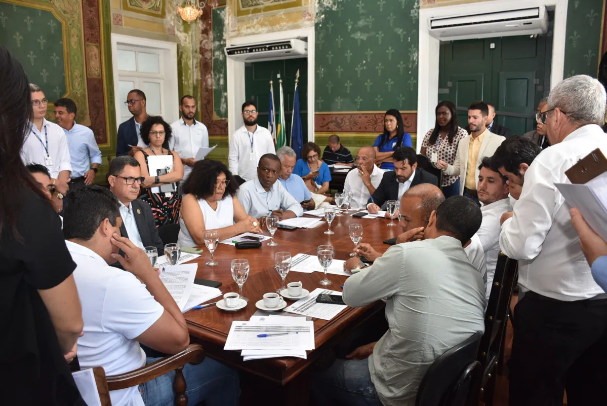 Reunião conjunta das comissões na Câmara Municipal de Salvador (CMS)