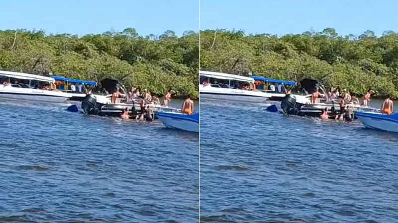 Acidente aconteceu no Rio do Inferno próximo à Ilha de Boipeba