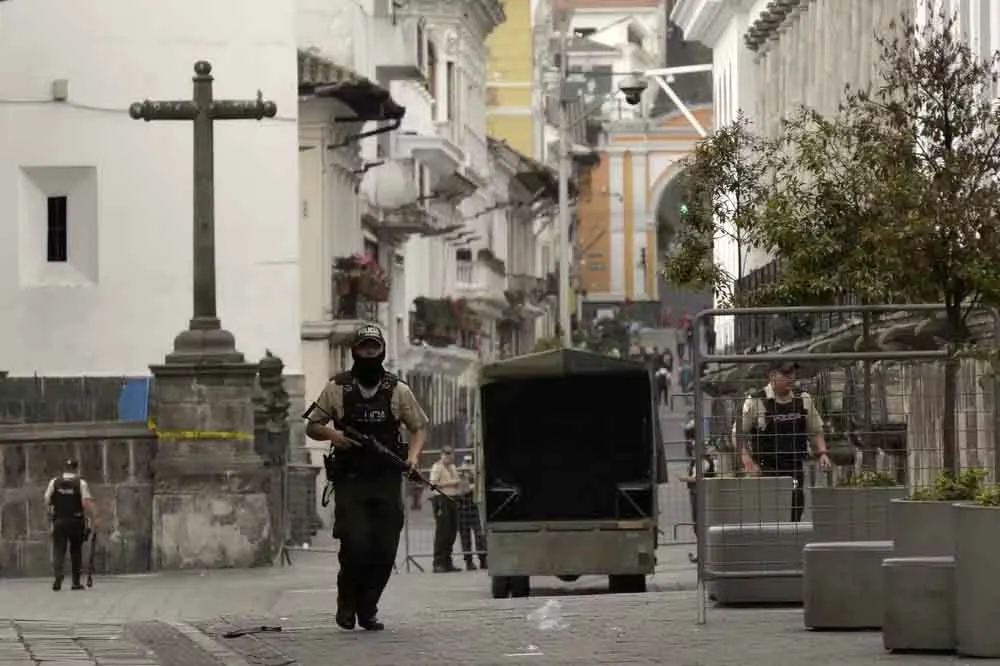 O presidente do Equador designou como terroristas 22 organizações criminosas