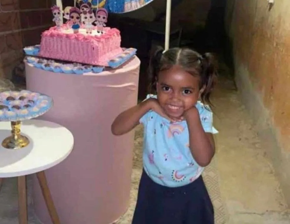 Kemilly Hadassa tinha 4 anos e foi encontrado em um saco de ração