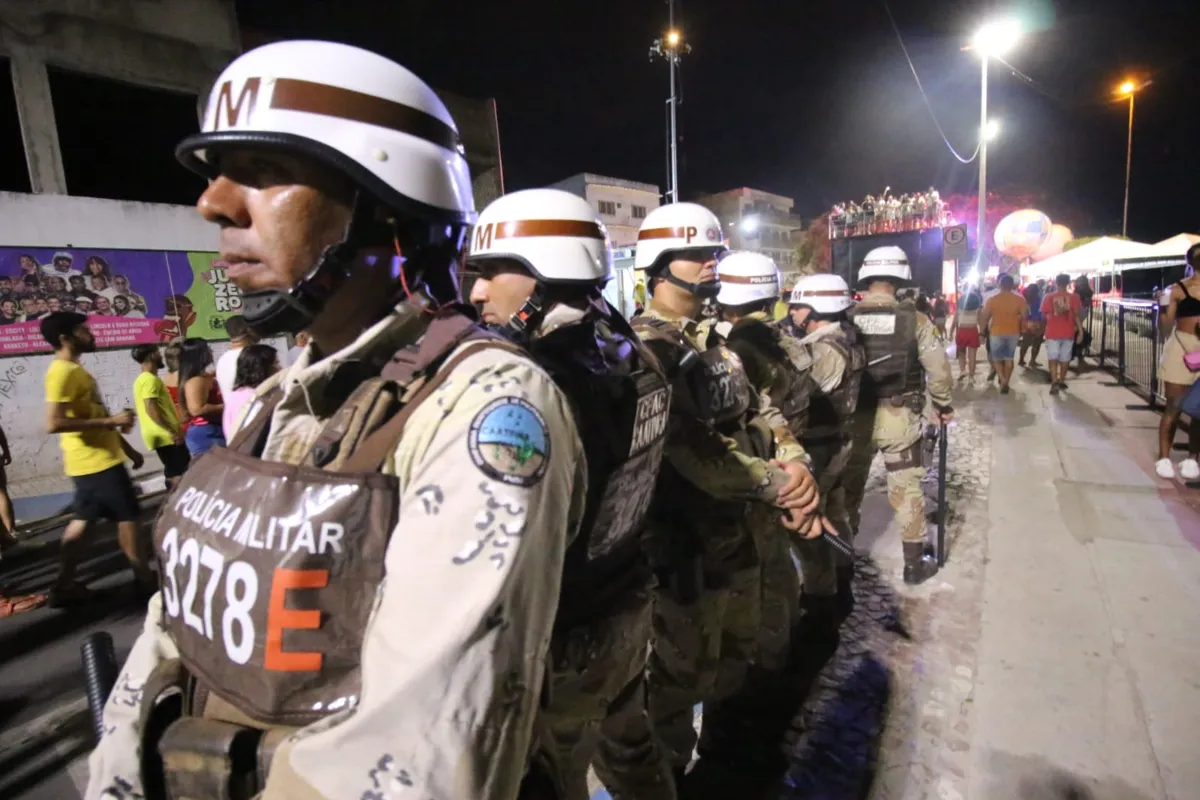 Polícia Militar na segunda noite do Carnaval de Juazeiro, Vale do São Francisco