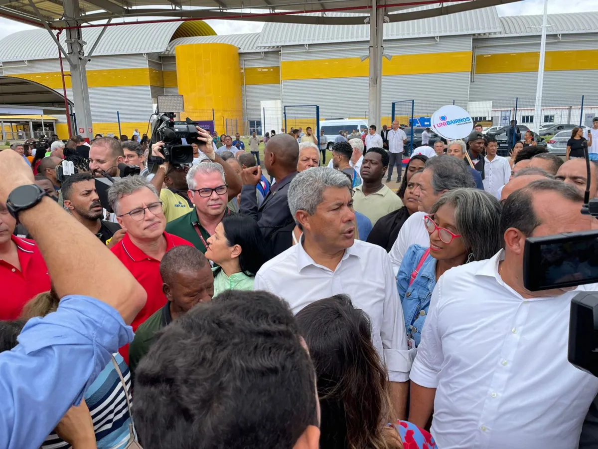 Governador participou nesta terça do evento de inauguração da Estação Águas Claras, no miolo de Salvador