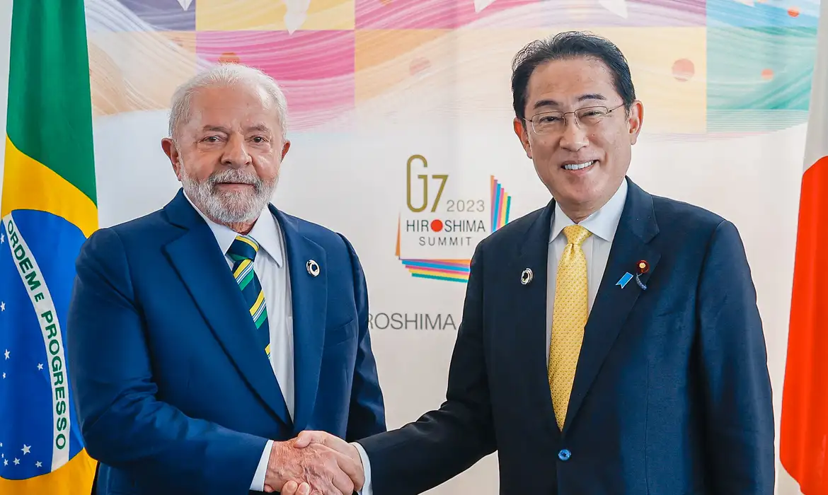 Lula e Kishida trataram sobre a cooperação entre Brasil e Japão em foros internacionais multilaterais em prol da paz, da democracia e da superação da pobreza