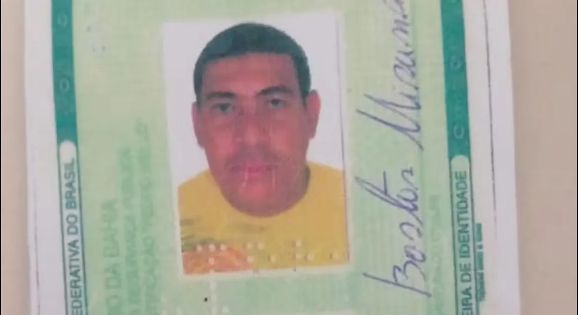 A vítima foi identificada como Wellington Bastos Miranda, de 52 anos