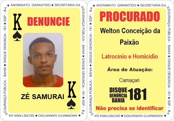 O Ministério Público da Bahia ofereceu denúncia contra Zé Samurai, por ele ter assassinado Lucas Vinicius Silva de Lira, com uso de arma de fogo, por motivo torpe