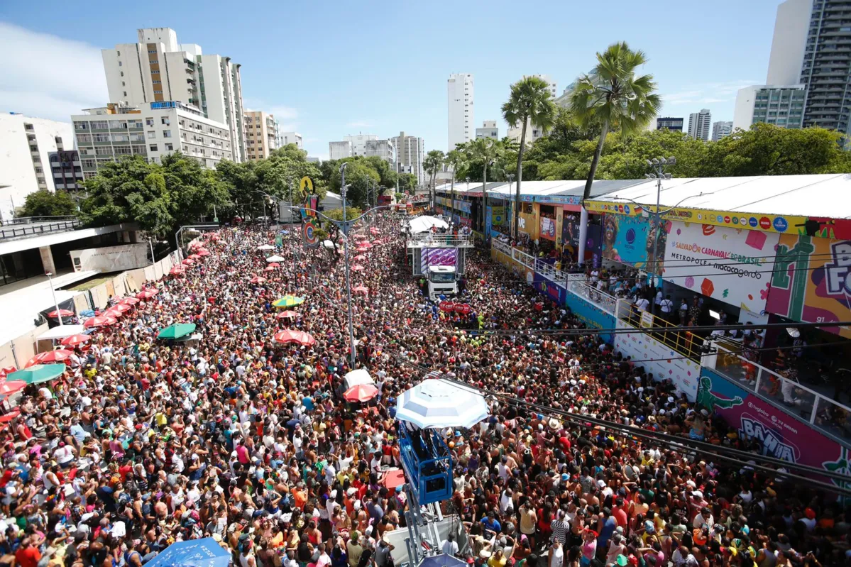 Carnaval de Salvador teve público variando entre 1,2 milhão e 2 milhões de pessoas por dia