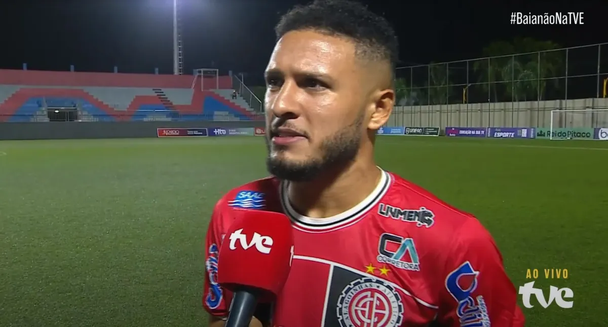 Giancarlo em entrevista pós jogo