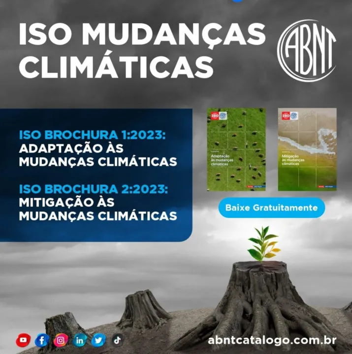 Materiais estabelecem padrões que tratam da adaptação e da mitigação das mudanças climáticas