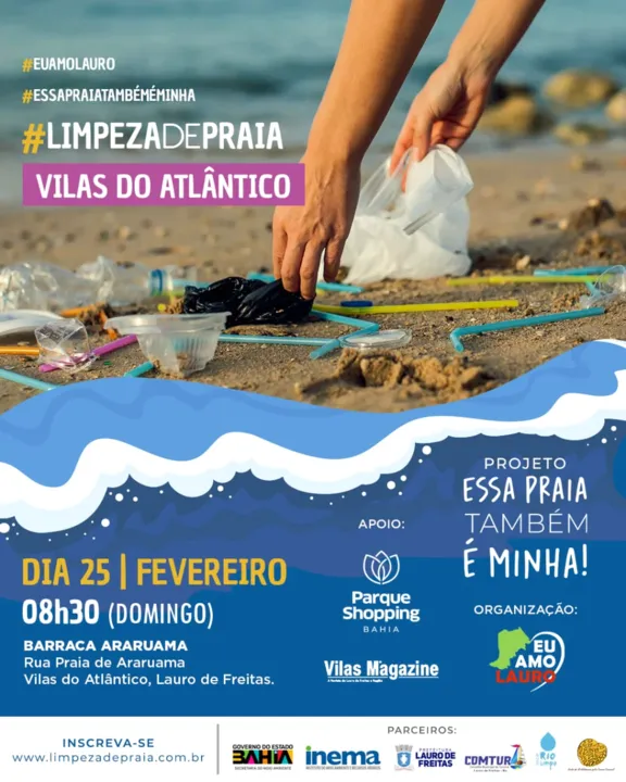 Os interessados em participar devem fazer a inscrição no site Limpeza de Praia