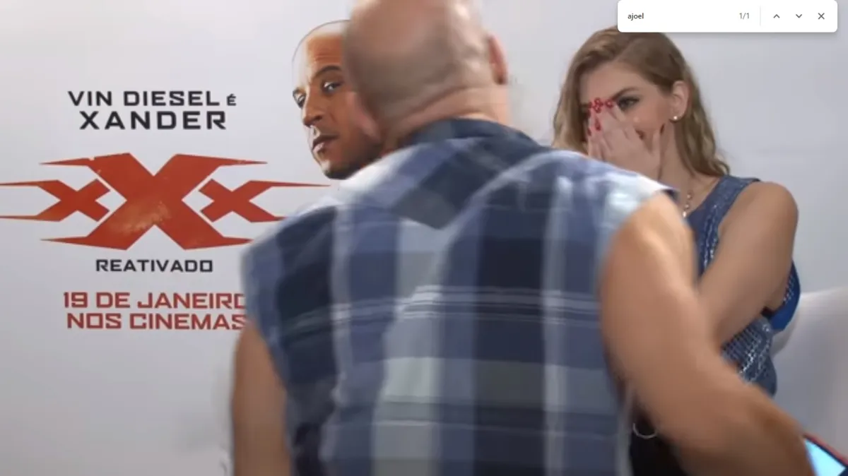 “Como é que eu vou conseguir fazer essa entrevista? Vamos sair daqui, vamos almoçar”, disse Vin Diesel para a youtuber brasileira Carol Moreira