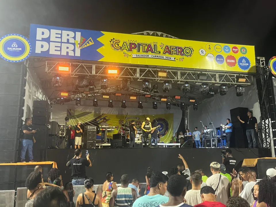 Palco do Carnaval de Salvador no bairro de Periperi