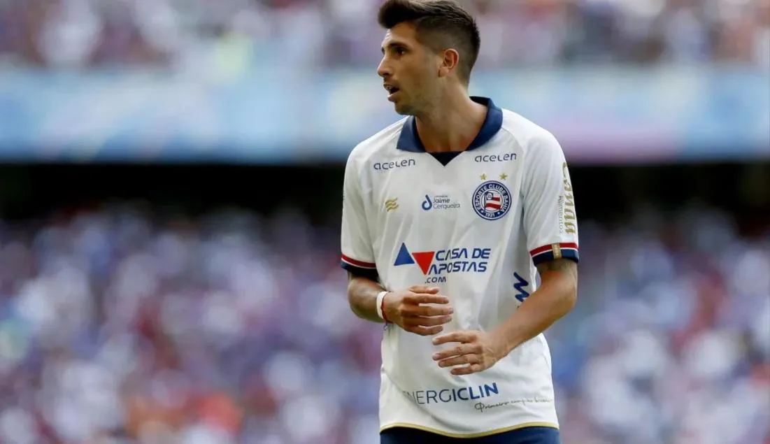 No Bahia desde julho de 2022, Lucas Mugni foi peça importante do acesso do Tricolor a Série A