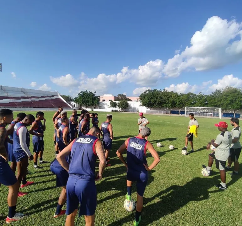 Elenco do Barcelona de Ilhéus em Riachão do Jacuípe