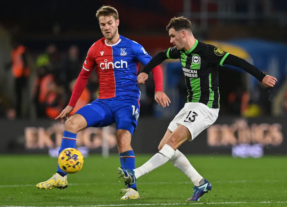 Confronto entre Crystal Palace e Brigthon pela Premier League