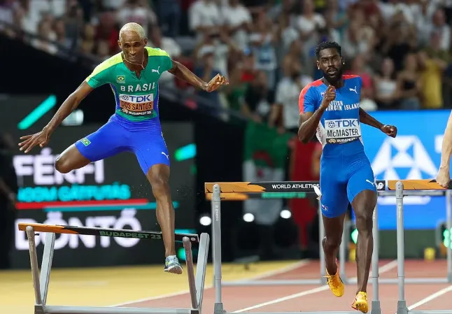 Alisson dos Santos, uma das estrelas do atletismo Brasileiro.