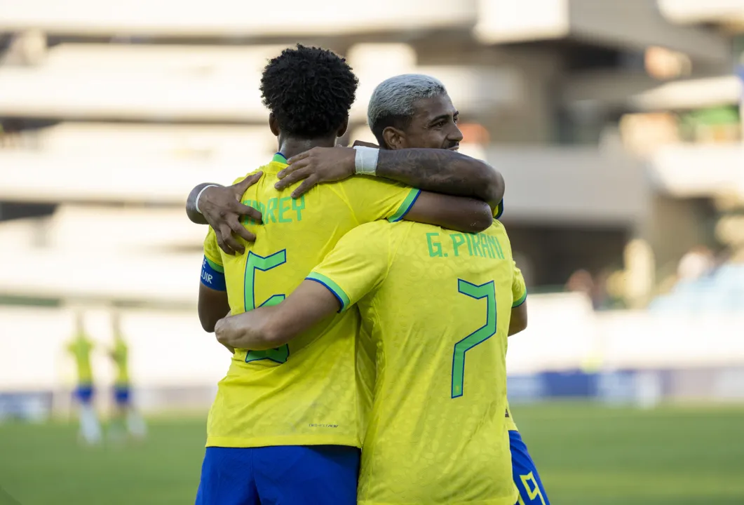 Time brasileiro celebra importante vitória contra o Equador