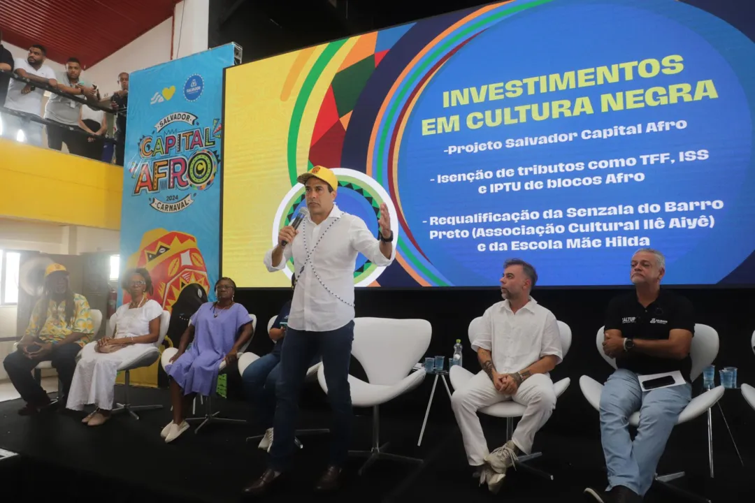 Bruno ressaltou que as entidades completam neste ano marcas históricas de fundação, como é o caso dos Filhos de Gandhy, Olodum e Ilê Aiyê