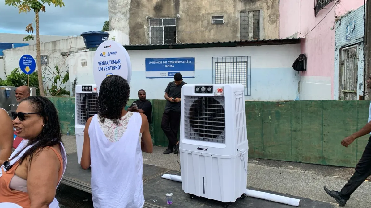 Climatizadores já foram usados em festas populares