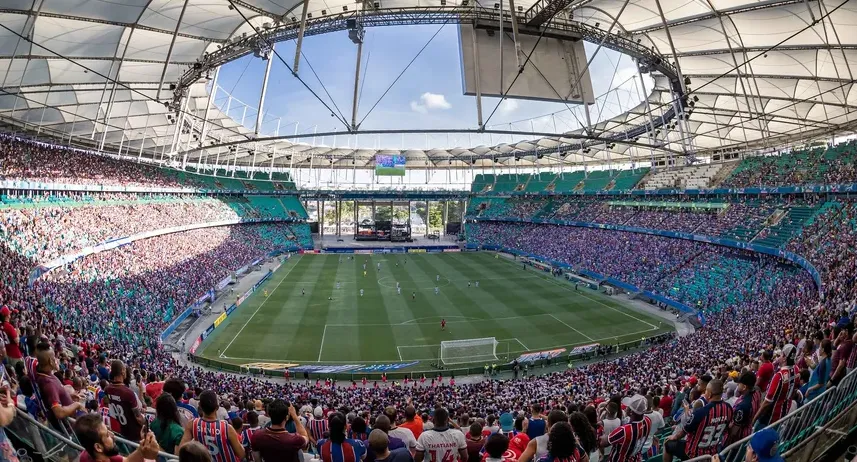 Arena Fonte Nova, estádio que o Bahia manda seus jogos.