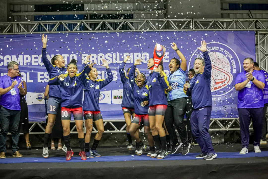 Imagem ilustrativa da imagem Chuva de gols marcou as decisões do Brasileiro de Futsal sub-17; veja