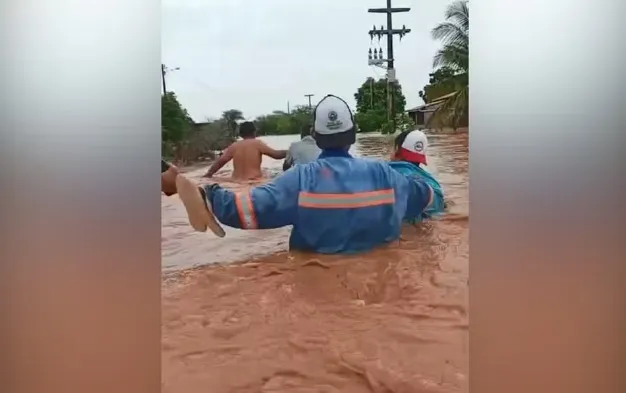 Imagem ilustrativa da imagem Chuva em Paulo Afonso supera metade do registrado em 2023