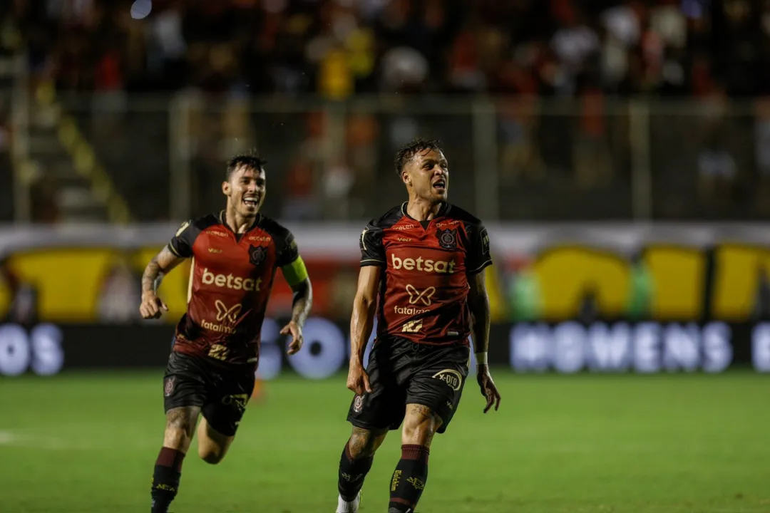 Daniel júnior marcou o gol de empate do Vitória na partida.