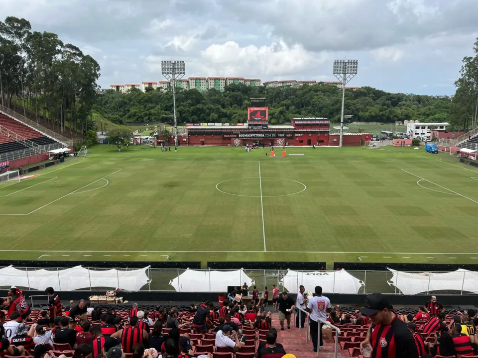 Estádio do Barradão neste domingo, 18