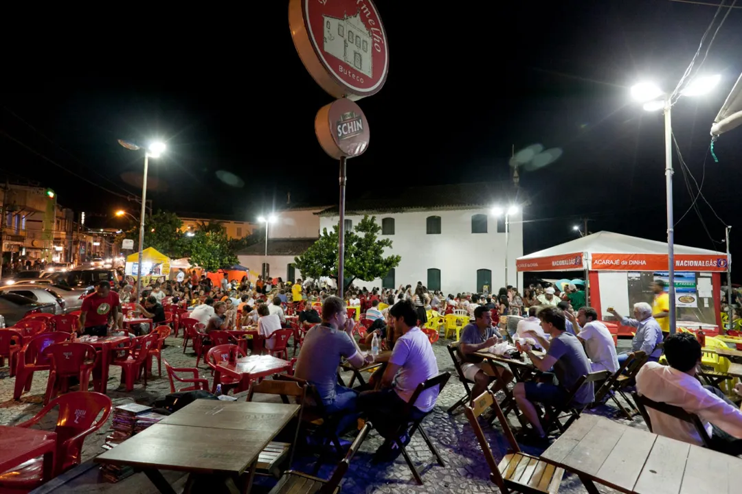 Largo da Dinha no Rio Vermelho, em Salvador